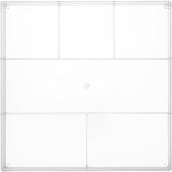 Clear Plastic Drawer Organizer 6 Section Tray for Makeup Office Kitchen - Picture 6 of 7
